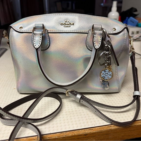 Coach Iridescent Silver Women´s Bag